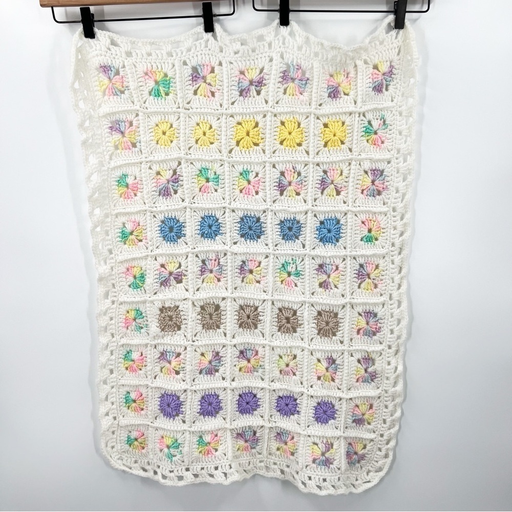 Granny Square Crochet Baby Blanket